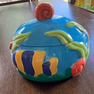 Fun Fish Lidded Jar